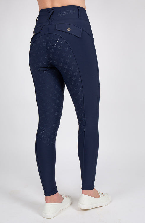 BARE Sculpt Hybrid Riding Breeches - Midnight Navy